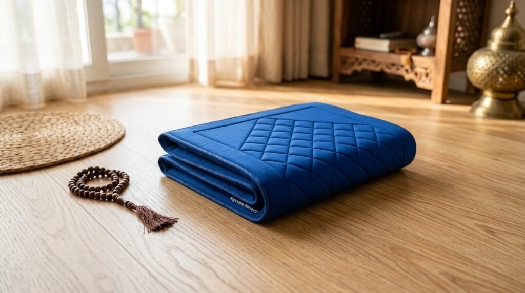 what is the correct way to fold a prayer mat