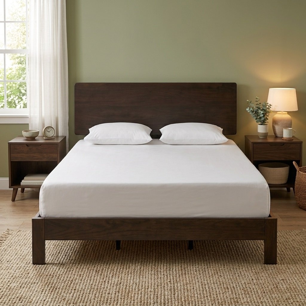 foam mattress on a bed